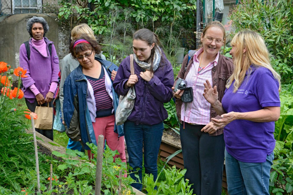 Carers group in Walworth Gardens 1
